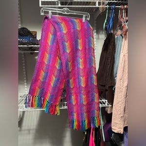 Peruvian Figueroa Alpaca Wool Long Soft Multicolor Scarf